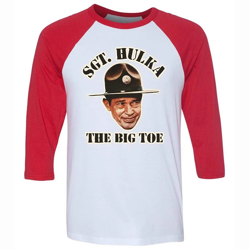 Unisex 3/4 Baseball Tee - 75B4XA2D - White/Red - 9