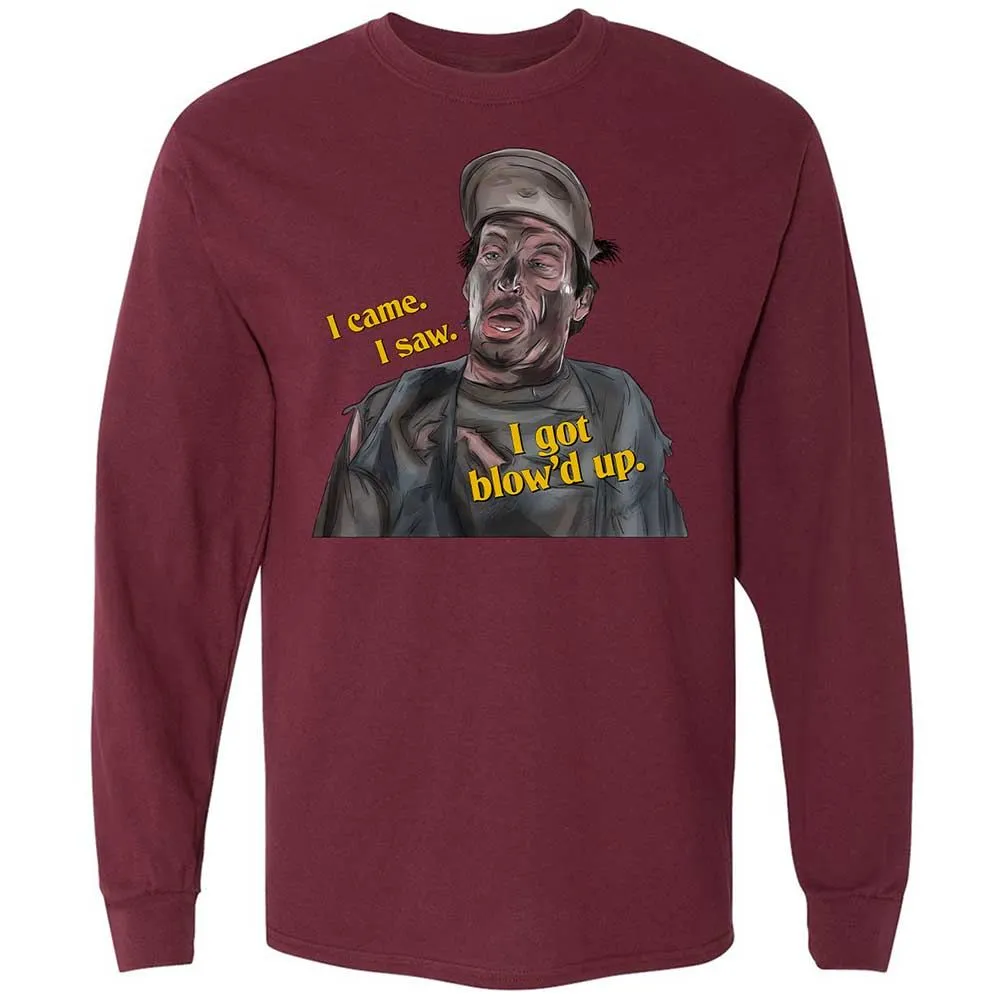 Long Sleeve T-Shirt - J5ARZT2D - Maroon - 16