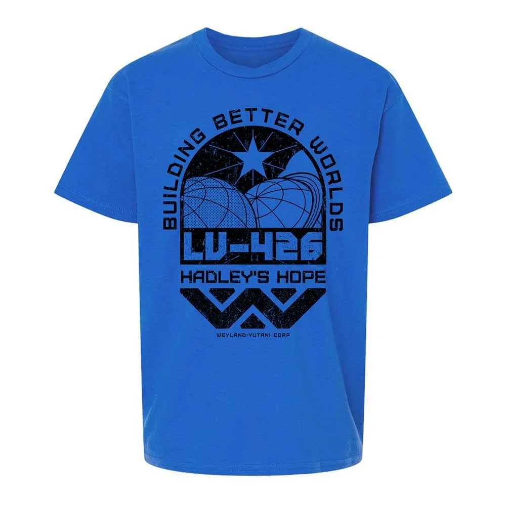 Kids T-Shirt - HX9LYPL7 - Royal - 4