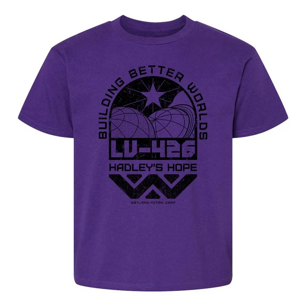 Kids T-Shirt - HX9LYPL7 - Purple - 11