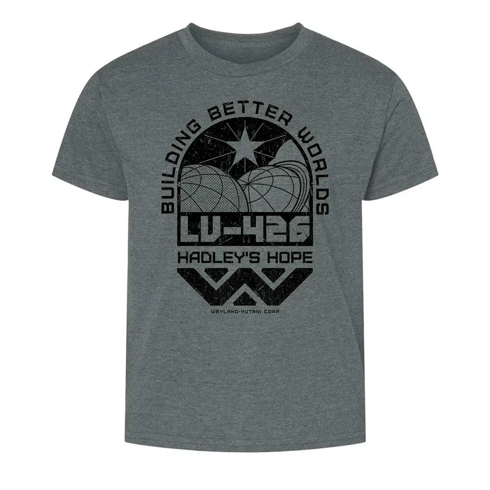 Kids T-Shirt - HX9LYPL7 - Dark Heather - 16