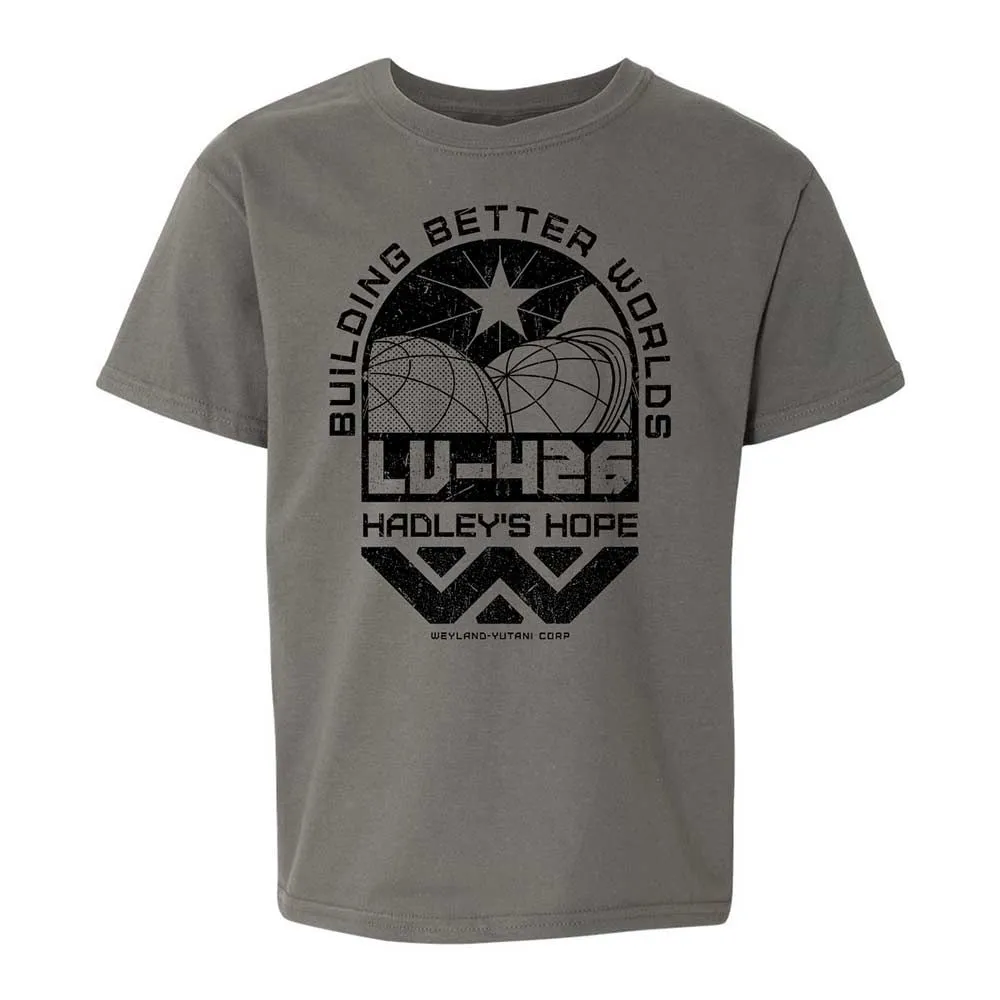 Kids T-Shirt - HX9LYPL7 - Charcoal - 17