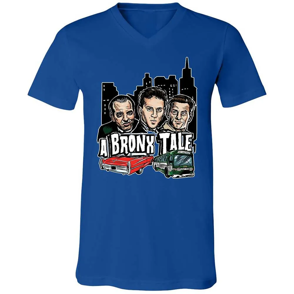 Unisex V-Neck T-Shirt - KCMA9YDB - True Royal - 3