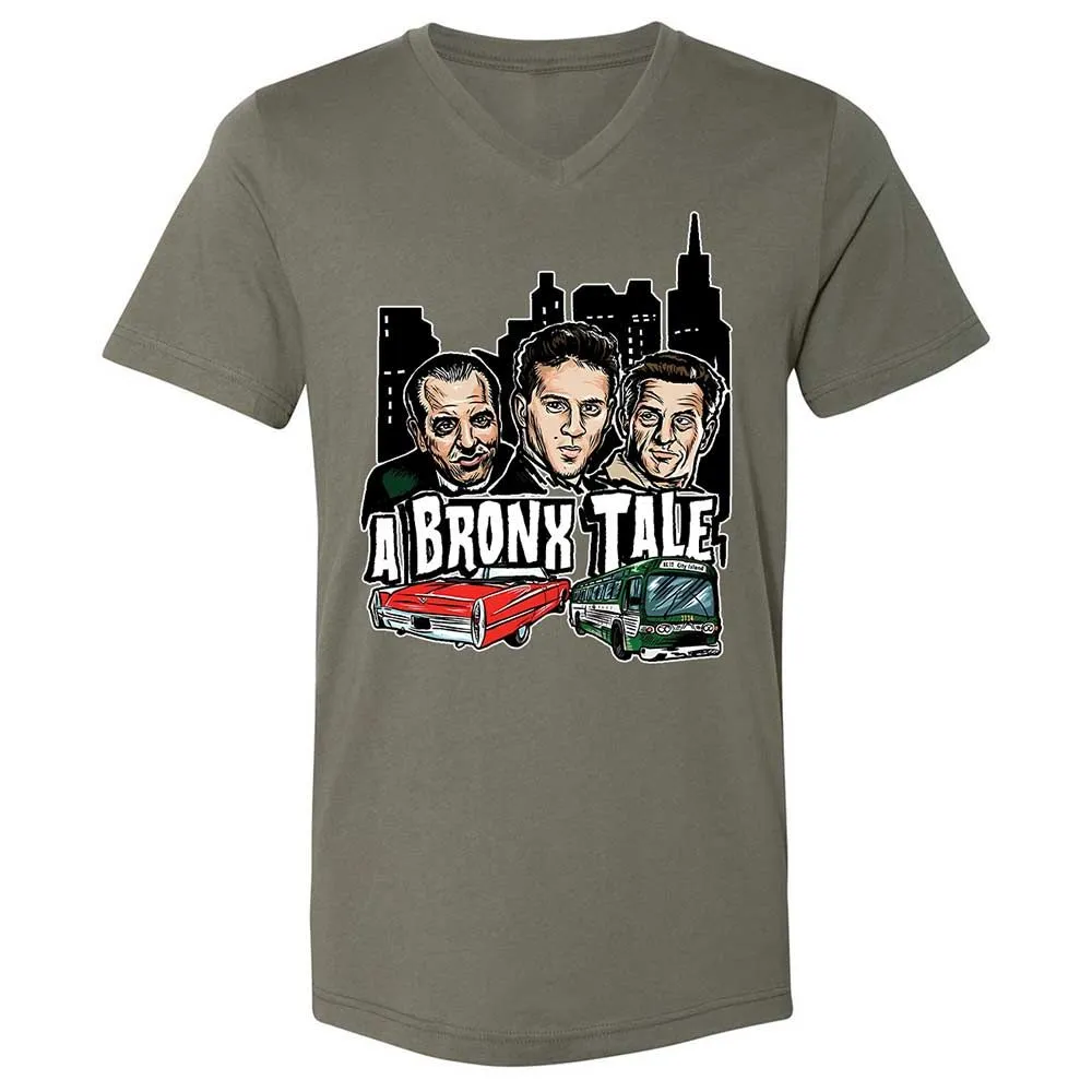 Unisex V-Neck T-Shirt - KCMA9YDB - Military Green - 15