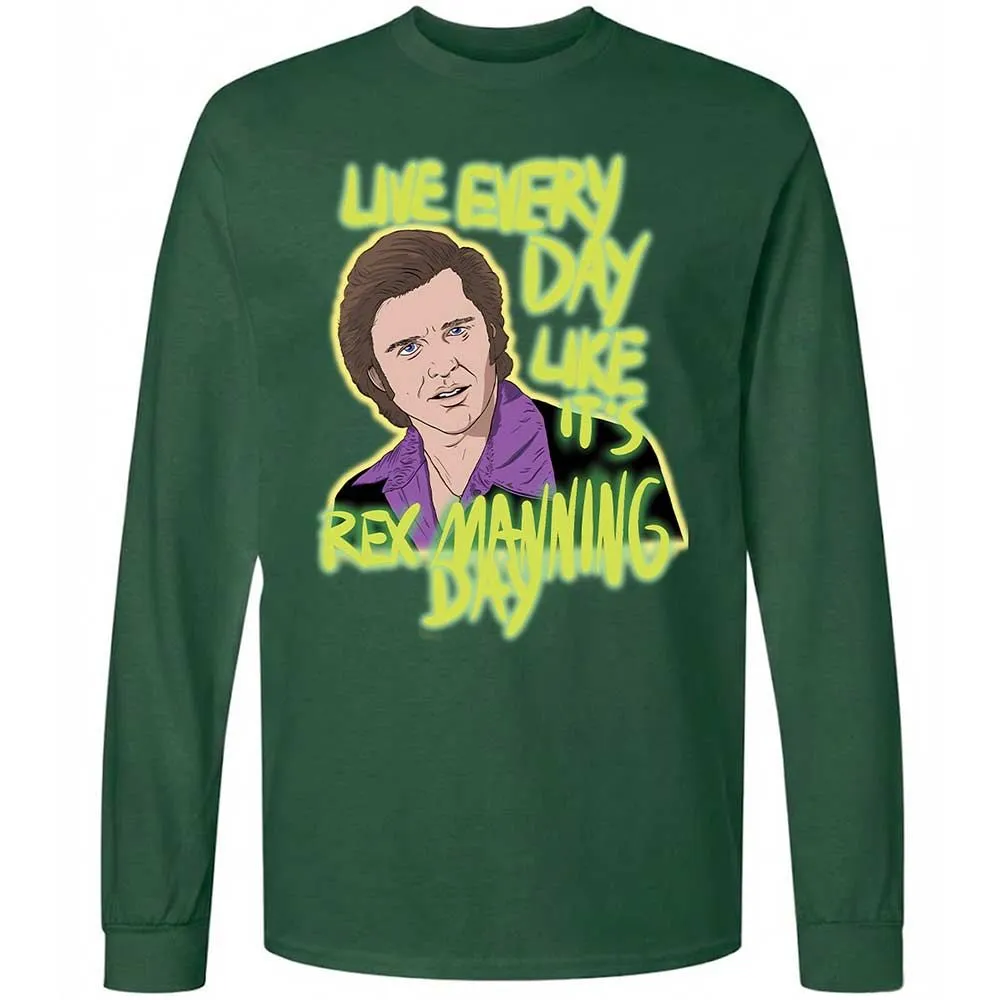 Long Sleeve T-Shirt - YGLAS8H3 - Forest Green - 14