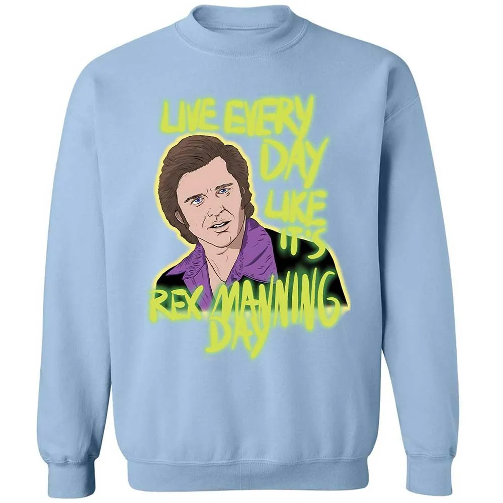 Classic Unisex Sweatshirt - QBS7U99N - Light Blue - 4