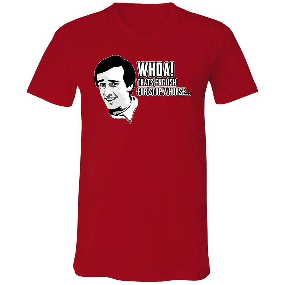 Unisex V-Neck T-Shirt - Z1CLFRU4 - Red - 6