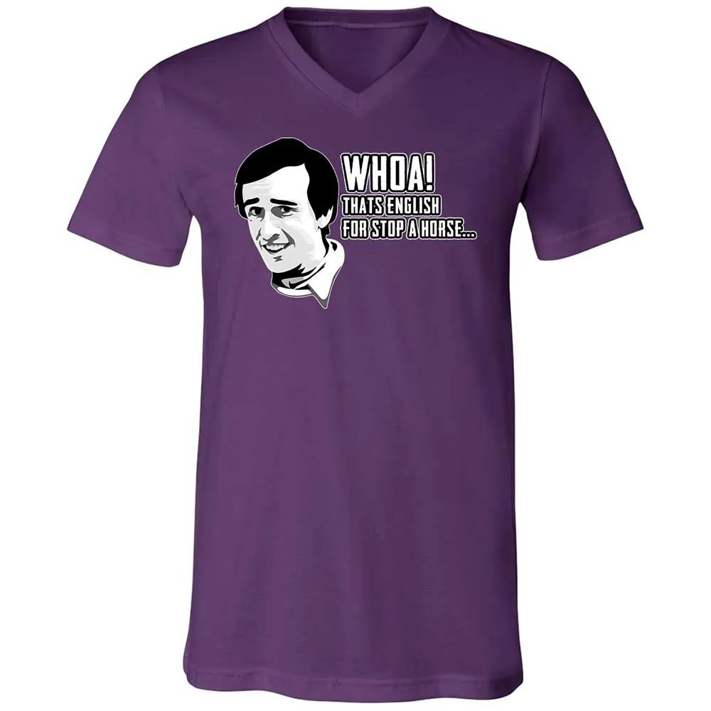 Unisex V-Neck T-Shirt - Z1CLFRU4 - Team Purple - 10
