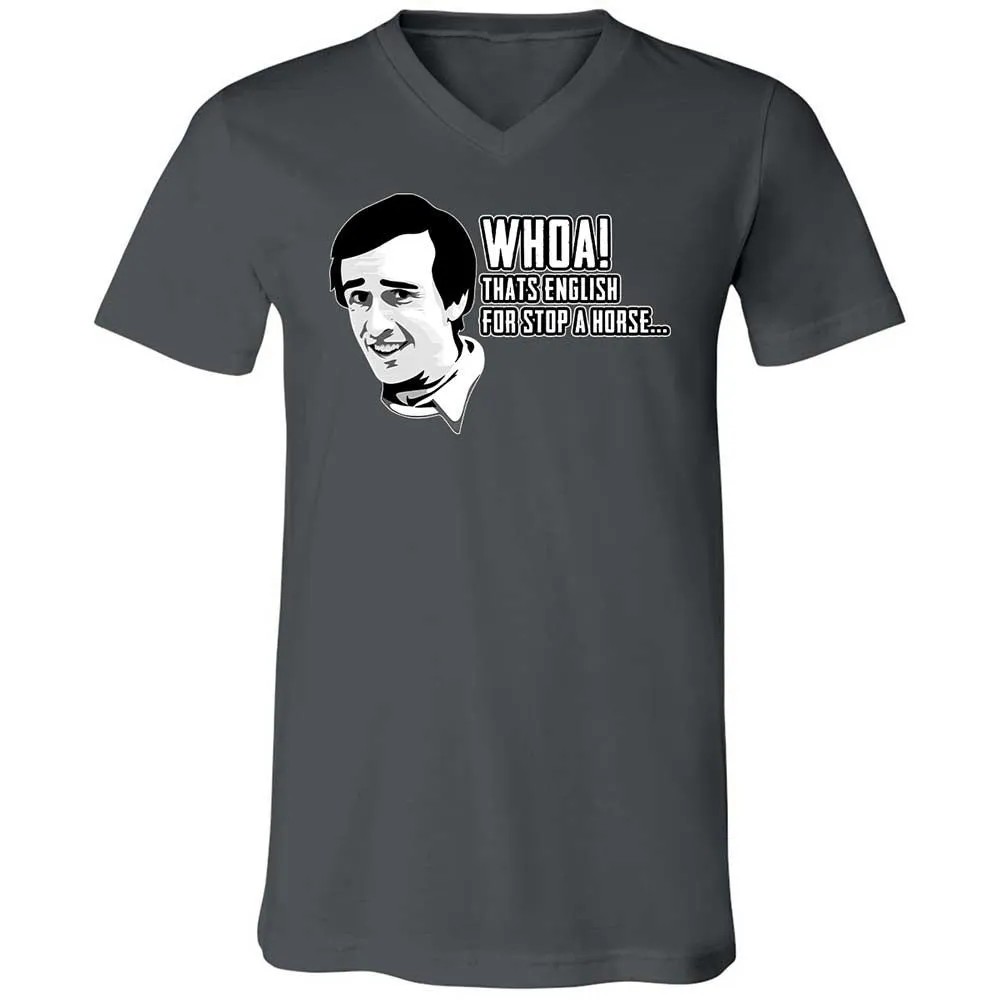 Unisex V-Neck T-Shirt - Z1CLFRU4 - Asphalt - 13