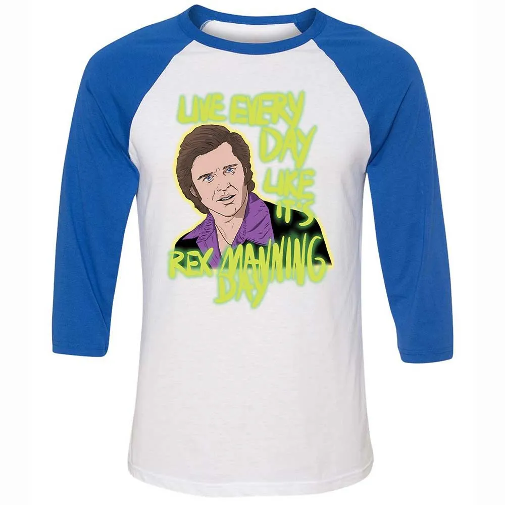 Unisex 3/4 Baseball Tee - 8KVYUWP9 - White/True Royal - 10