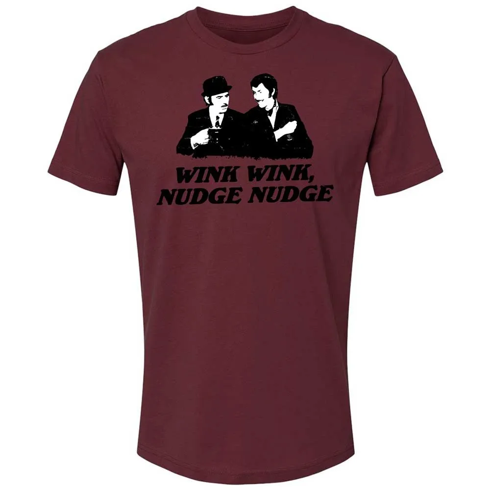Wink Wink, Nudge Nudge - Maroon - 19