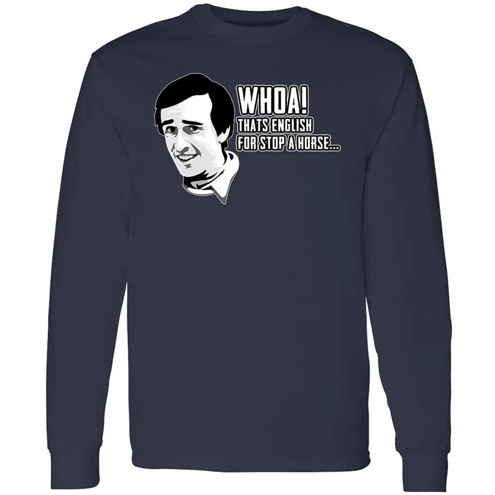 Long Sleeve T-Shirt - QFNP3US7 - Navy - 2