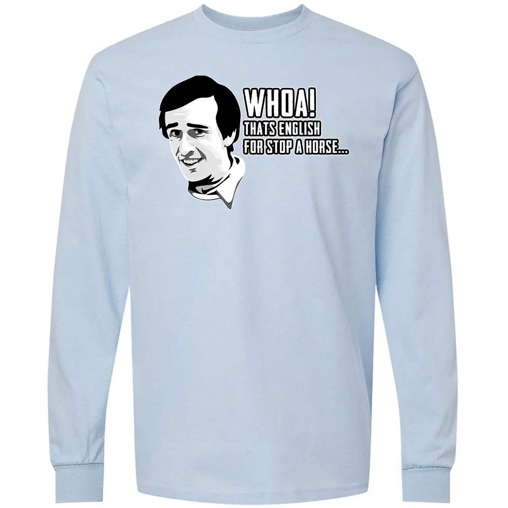 Long Sleeve T-Shirt - QFNP3US7 - Light Blue - 18