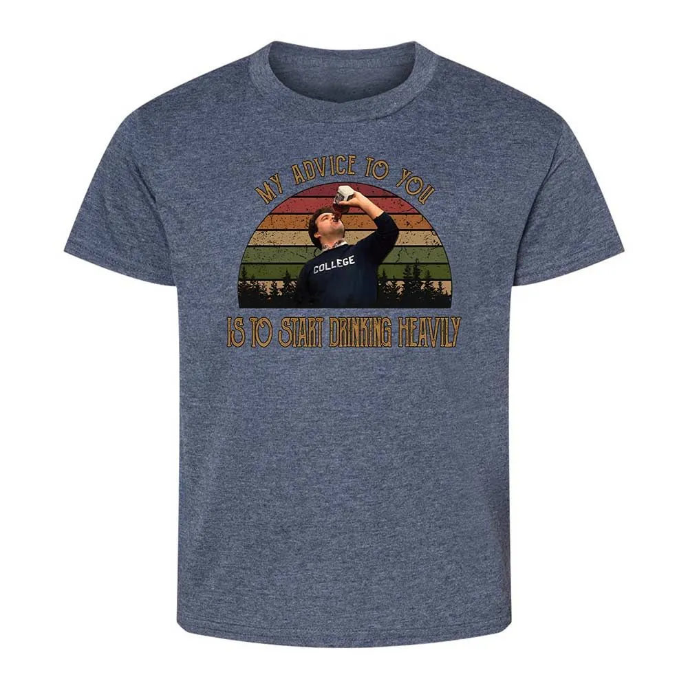 Kids T-Shirt - 9VKZU8ZJ - Heather Navy - 9