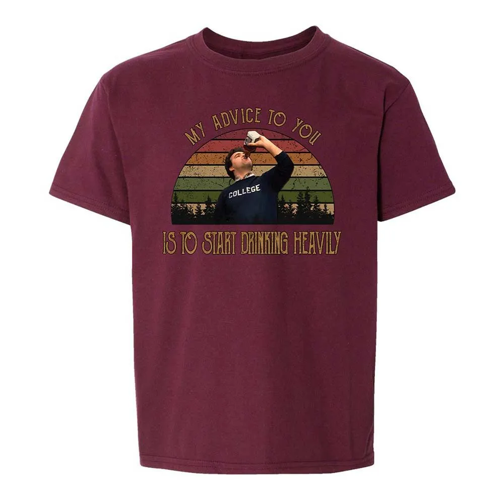 Kids T-Shirt - 9VKZU8ZJ - Maroon - 14