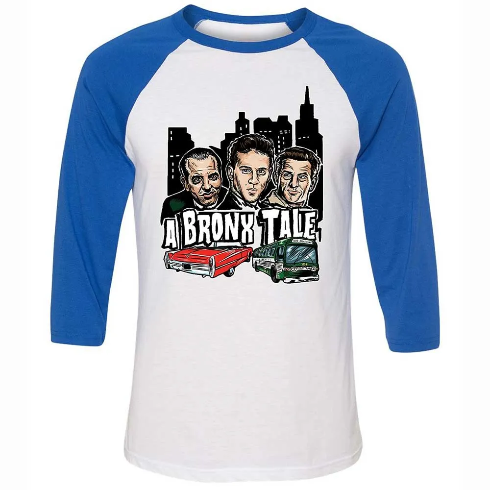 Unisex 3/4 Baseball Tee - HNGY8SPR - White/True Royal - 10