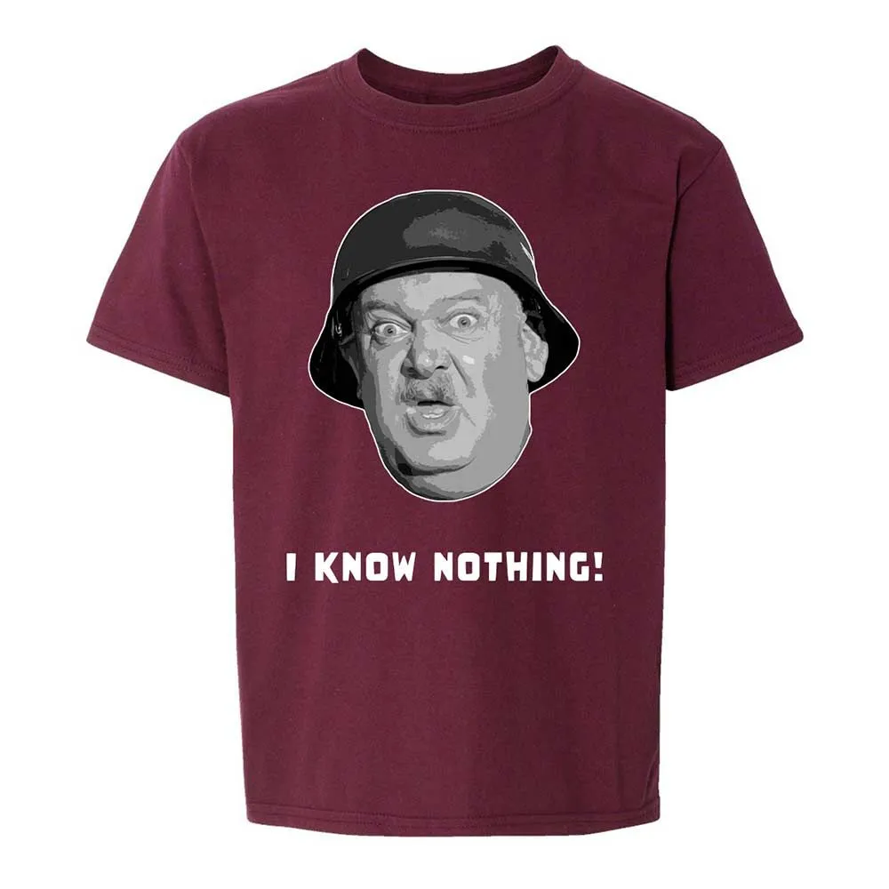 Kids T-Shirt - S9RYMJYU - Maroon - 14