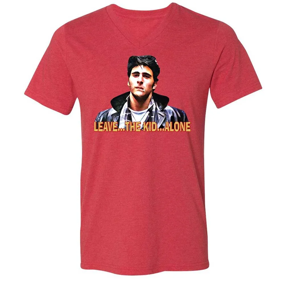 Unisex V-Neck T-Shirt - SLRFQ3WU - Heather Red - 6