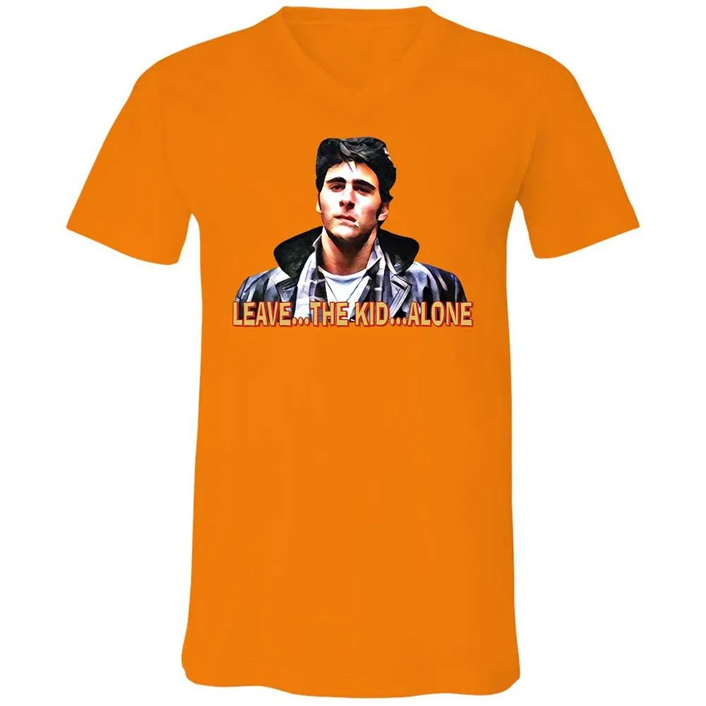 Unisex V-Neck T-Shirt - SLRFQ3WU - Orange - 7