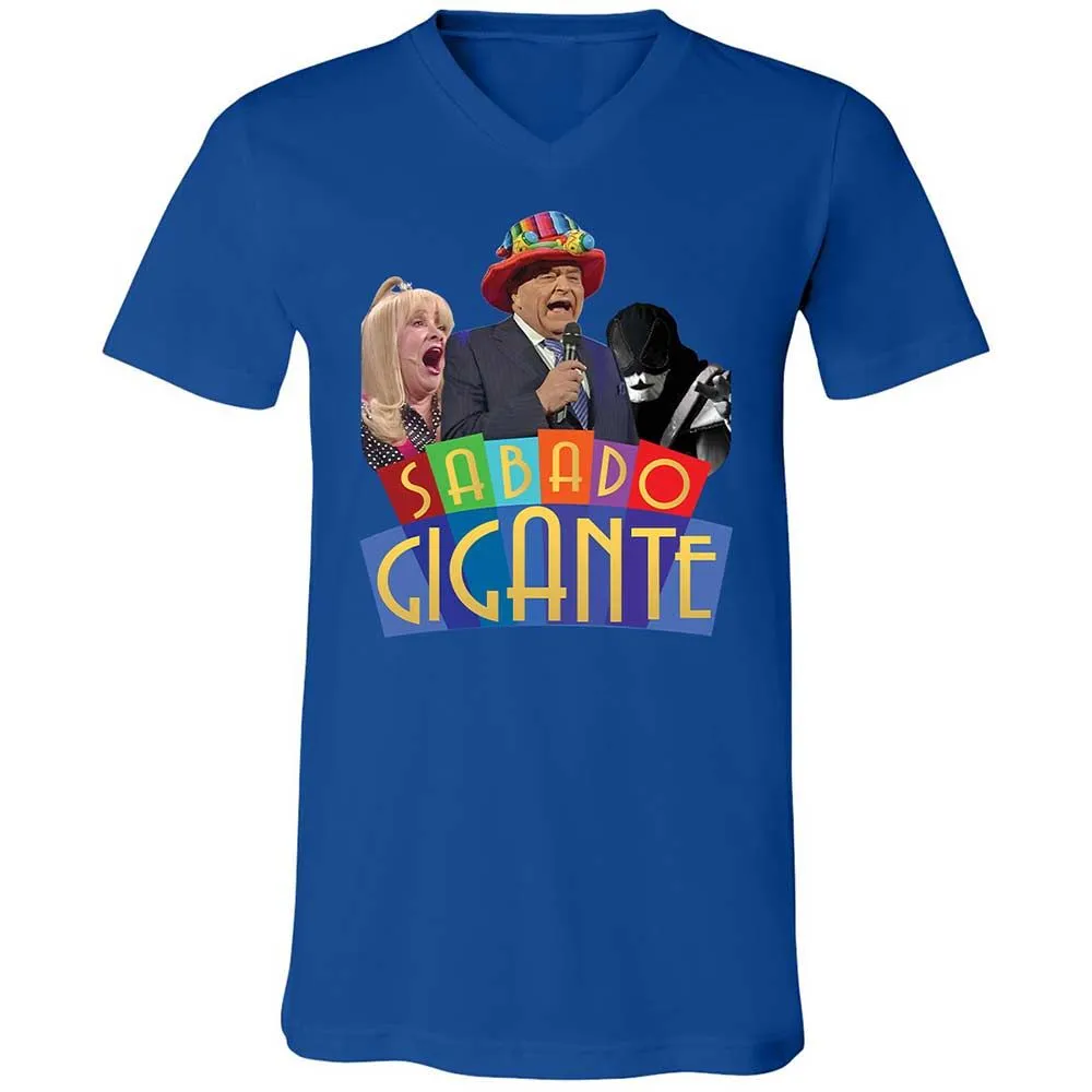 Unisex V-Neck T-Shirt - UCS1DPUX - True Royal - 3
