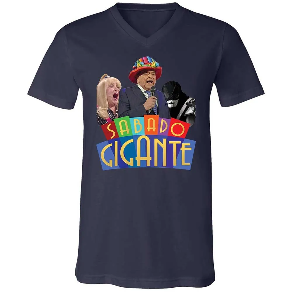 Unisex V-Neck T-Shirt - UCS1DPUX - Navy - 12