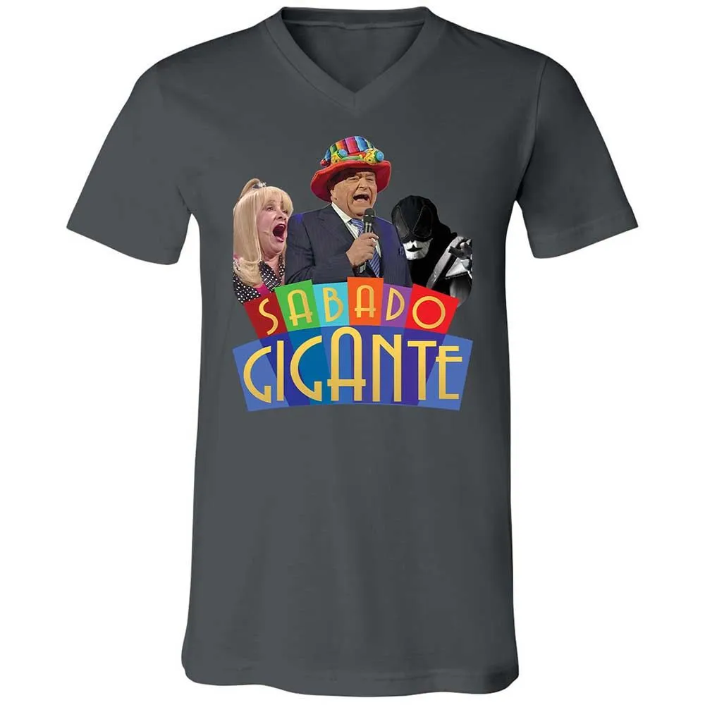 Unisex V-Neck T-Shirt - UCS1DPUX - Asphalt - 16