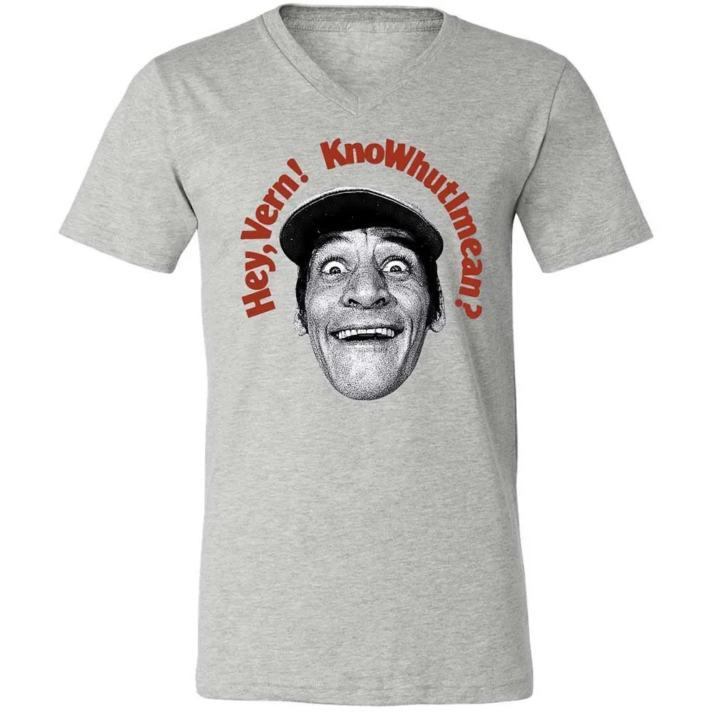 Unisex V-Neck T-Shirt - SGKFSK2F - Athletic Heather - 2