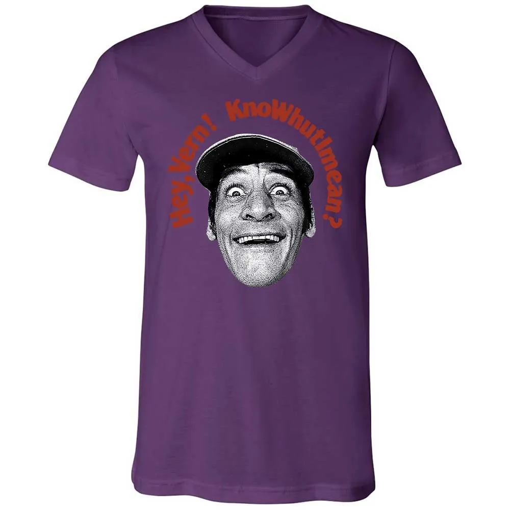 Unisex V-Neck T-Shirt - SGKFSK2F - Team Purple - 10