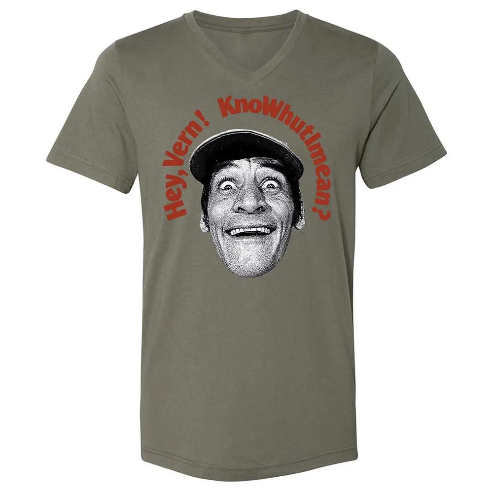 Unisex V-Neck T-Shirt - SGKFSK2F - Military Green - 15