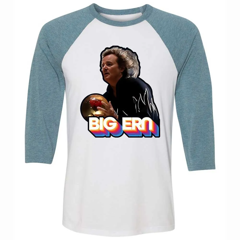 Unisex 3/4 Baseball Tee - 6E7AD22B - White/Denim - 3