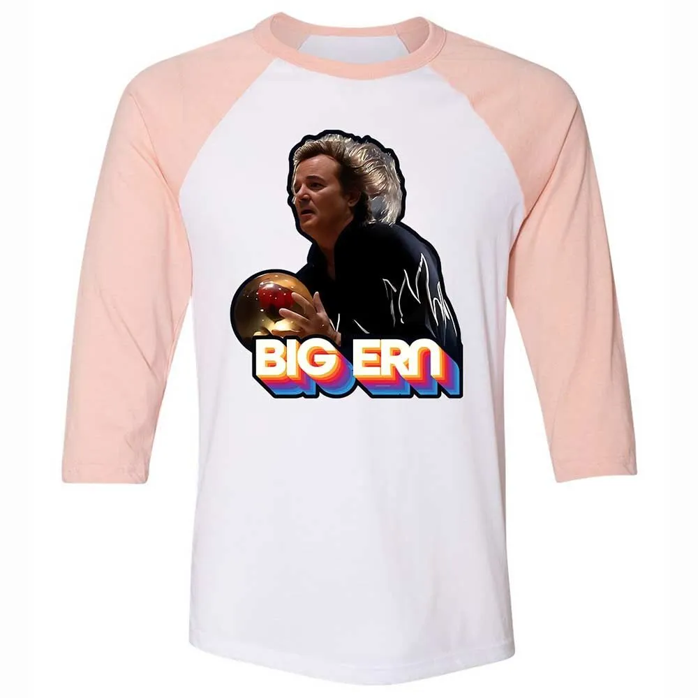 Unisex 3/4 Baseball Tee - 6E7AD22B - White/Heather Peach - 5