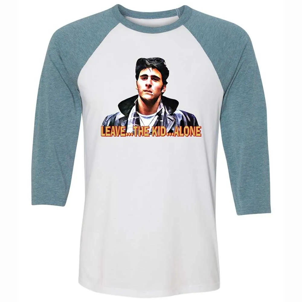 Unisex 3/4 Baseball Tee - J916HSL1 - White/Denim - 3