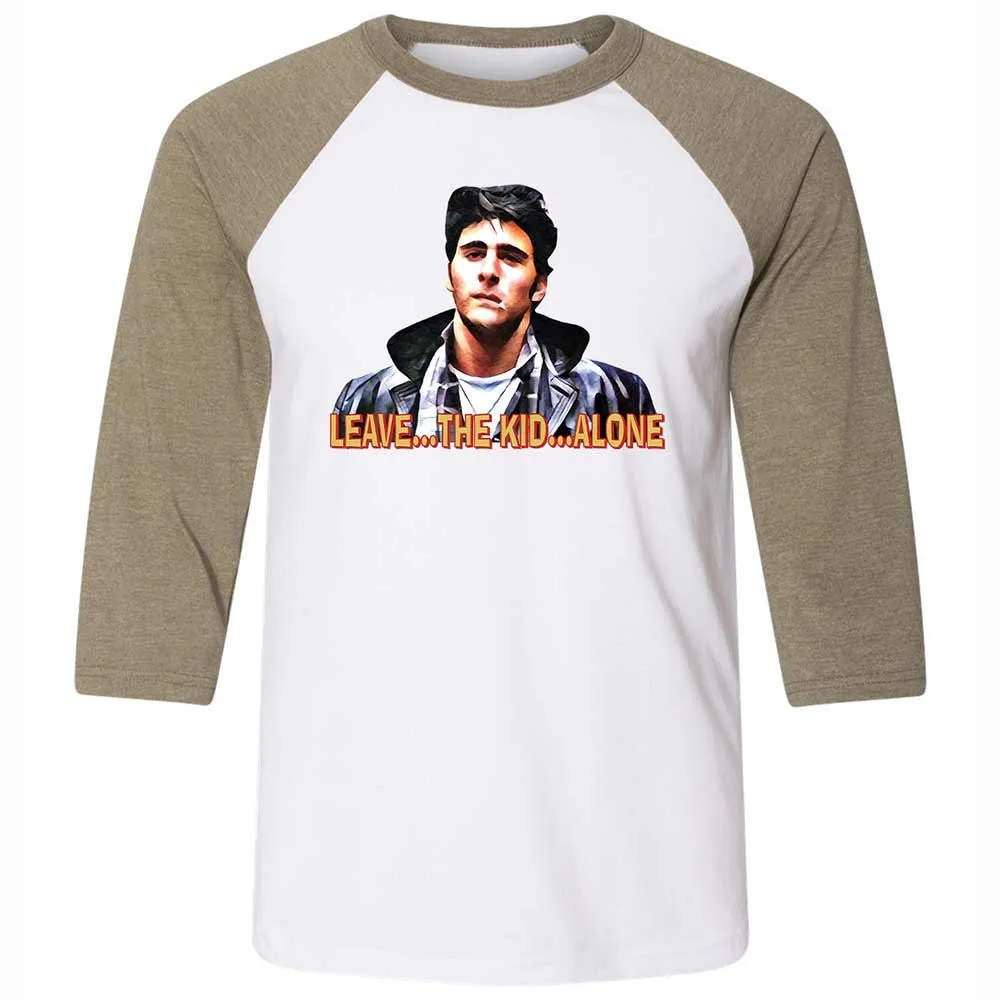 Unisex 3/4 Baseball Tee - J916HSL1 - White/Heather Olive - 4