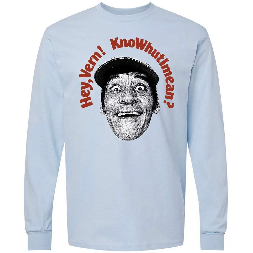 Long Sleeve T-Shirt - 8S6EA86S - Light Blue - 4