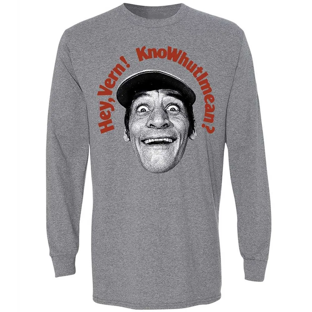 Long Sleeve T-Shirt - 8S6EA86S - Graphite Heather - 18