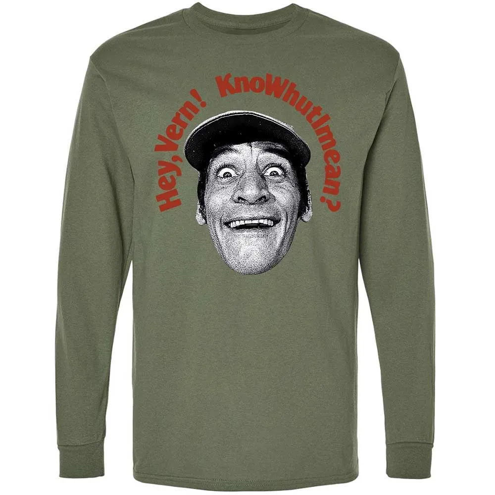 Long Sleeve T-Shirt - 8S6EA86S - Military Green - 19