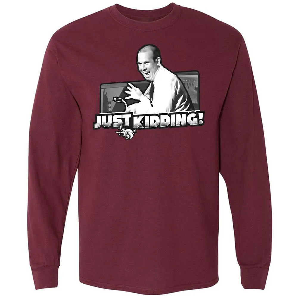 Long Sleeve T-Shirt - MDG8PHSJ - Maroon - 16