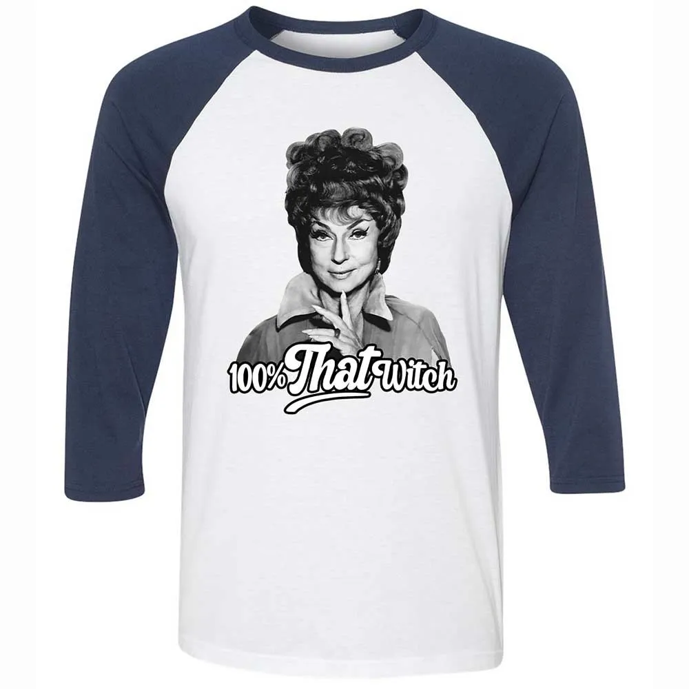 Unisex 3/4 Baseball Tee - 12CLRZ5X - White/Navy - 8