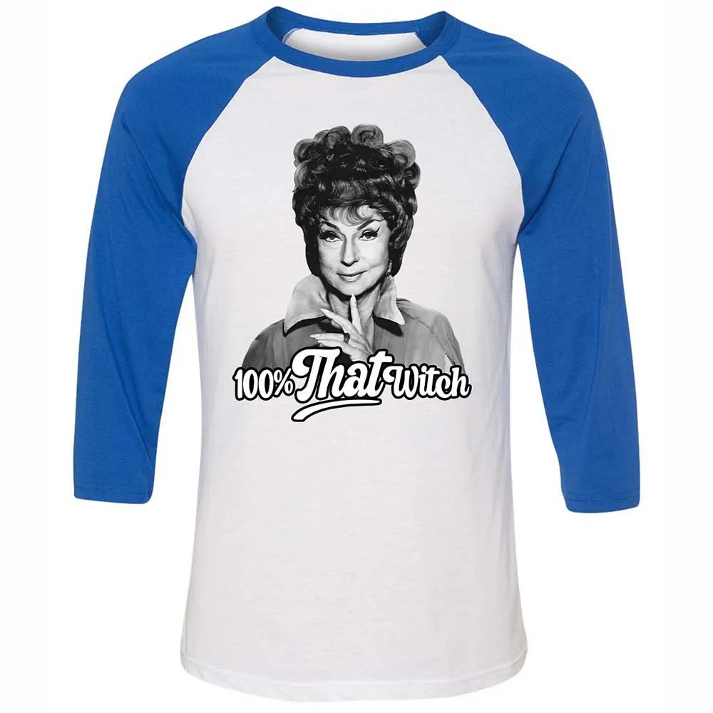 Unisex 3/4 Baseball Tee - 12CLRZ5X - White/True Royal - 10