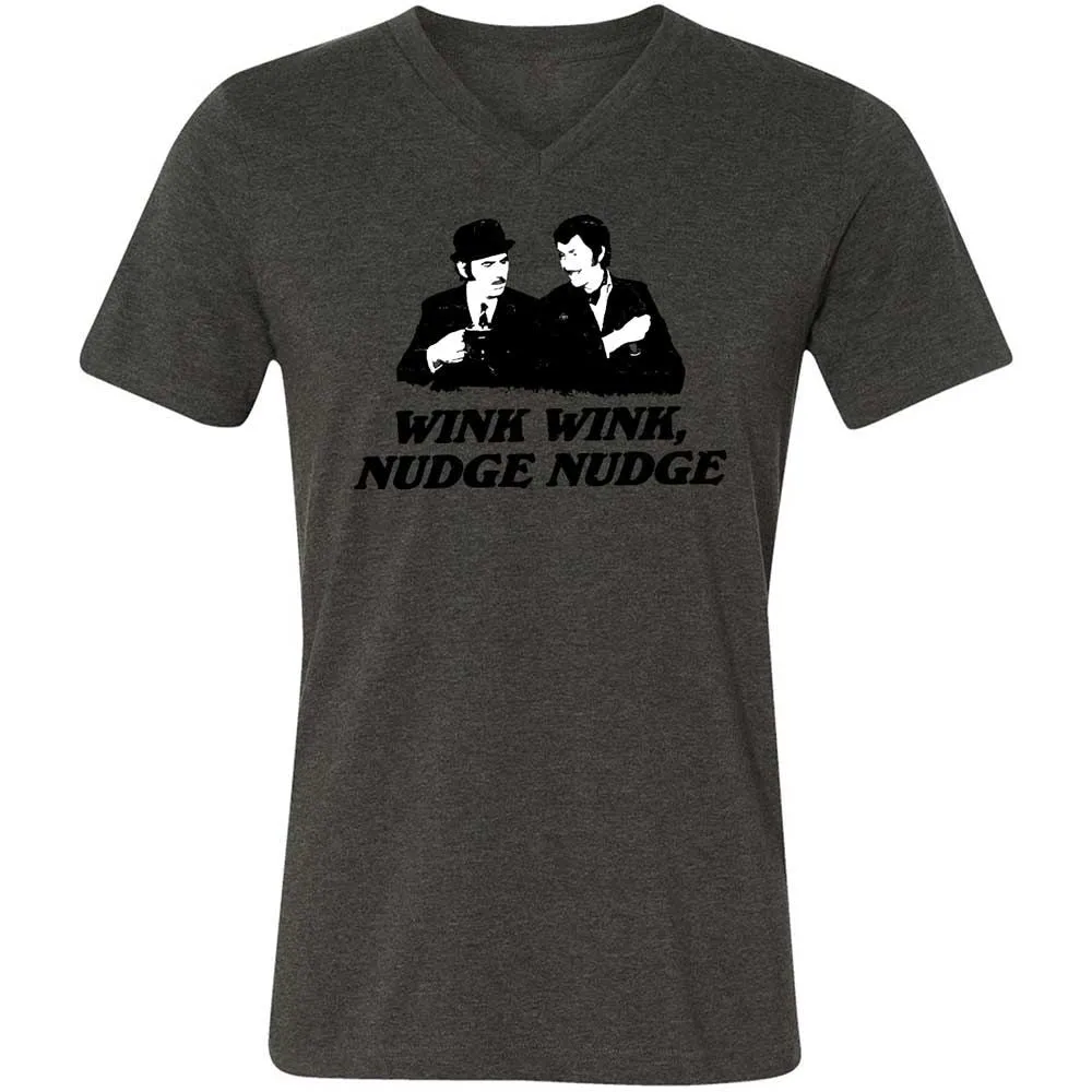 Wink Wink, Nudge Nudge - Dark Grey Heather - 8