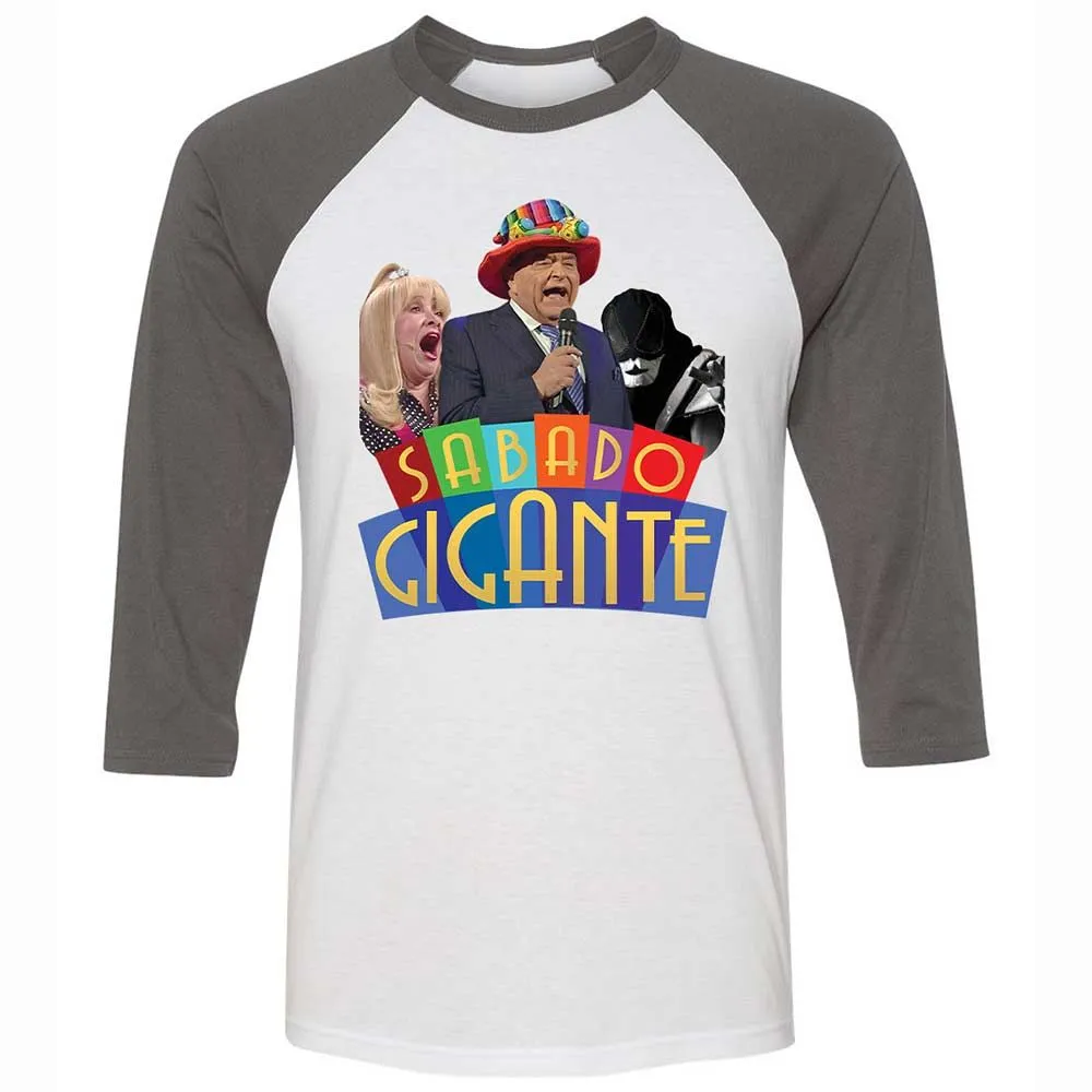 Unisex 3/4 Baseball Tee - TGPRZWYY - White/Asphalt - 2