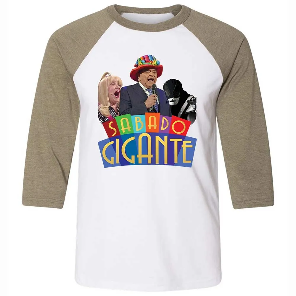 Unisex 3/4 Baseball Tee - TGPRZWYY - White/Heather Olive - 4