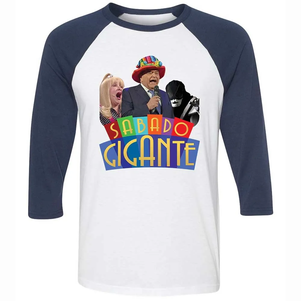 Unisex 3/4 Baseball Tee - TGPRZWYY - White/Navy - 8