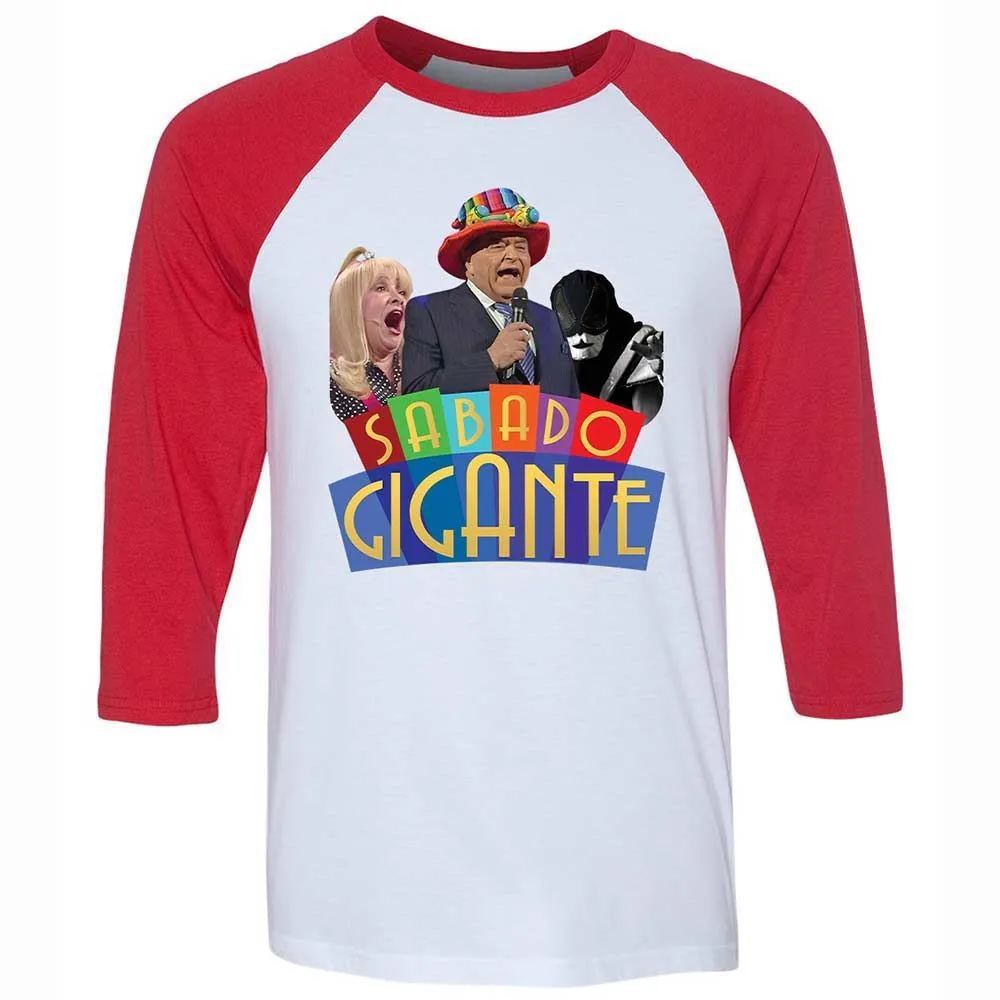 Unisex 3/4 Baseball Tee - TGPRZWYY - White/Red - 9
