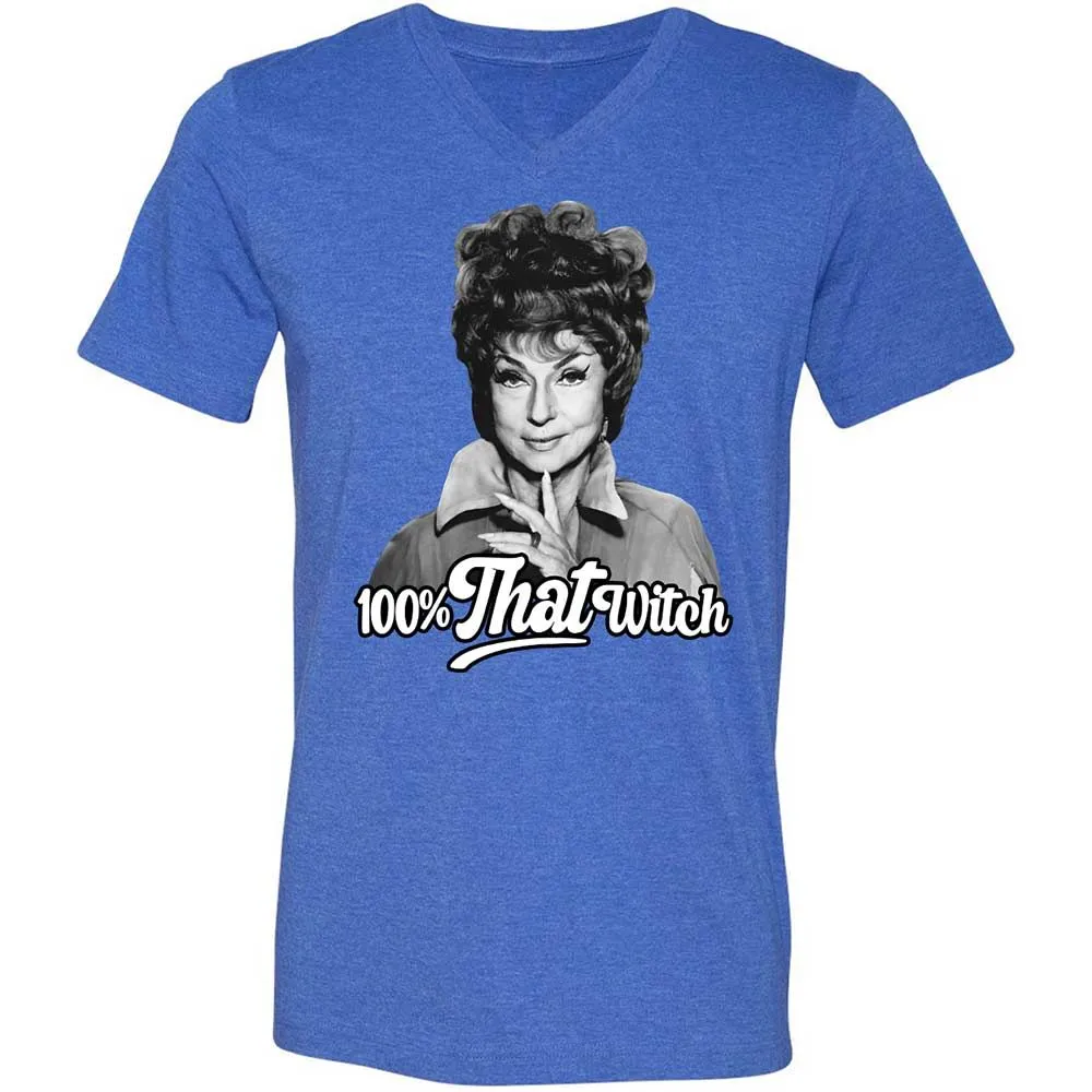 Unisex V-Neck T-Shirt - UNXN1MCS - Heather True Royal - 5