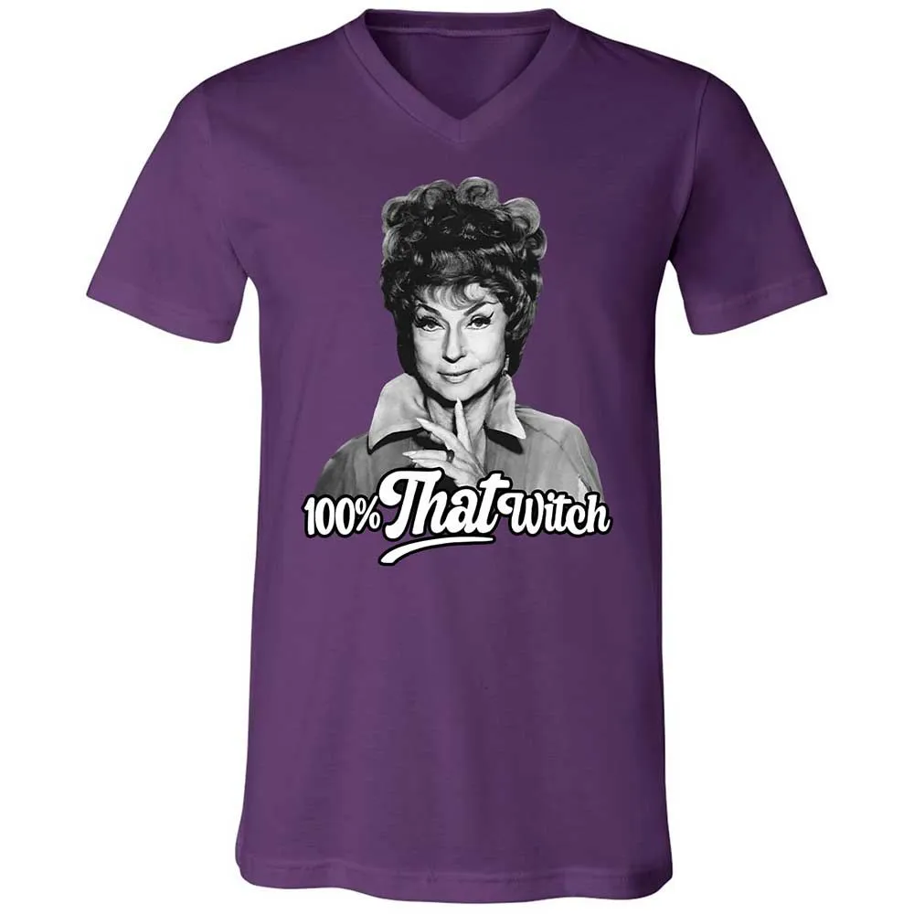 Unisex V-Neck T-Shirt - UNXN1MCS - Team Purple - 10