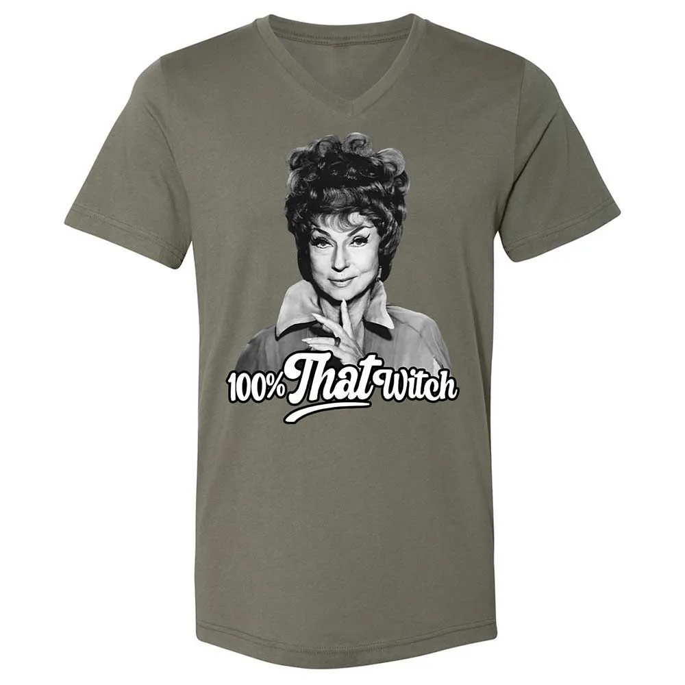 Unisex V-Neck T-Shirt - UNXN1MCS - Military Green - 11
