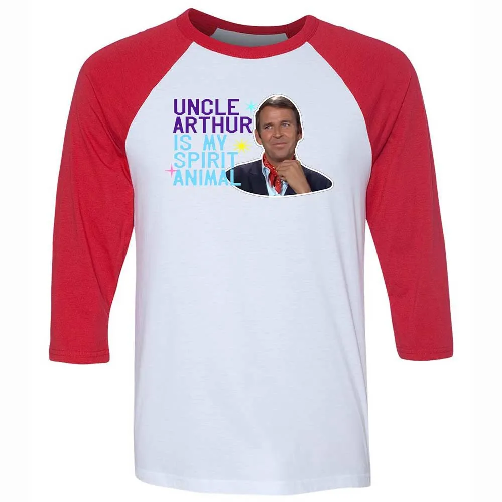 Unisex 3/4 Baseball Tee - 5C7PJHUL - White/Red - 9