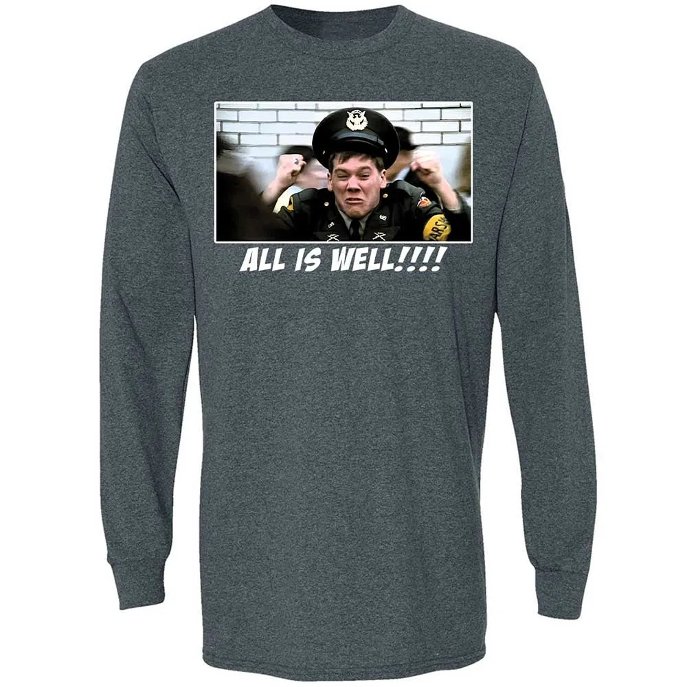Long Sleeve T-Shirt - 78JN4PUK - Dark Heather - 5