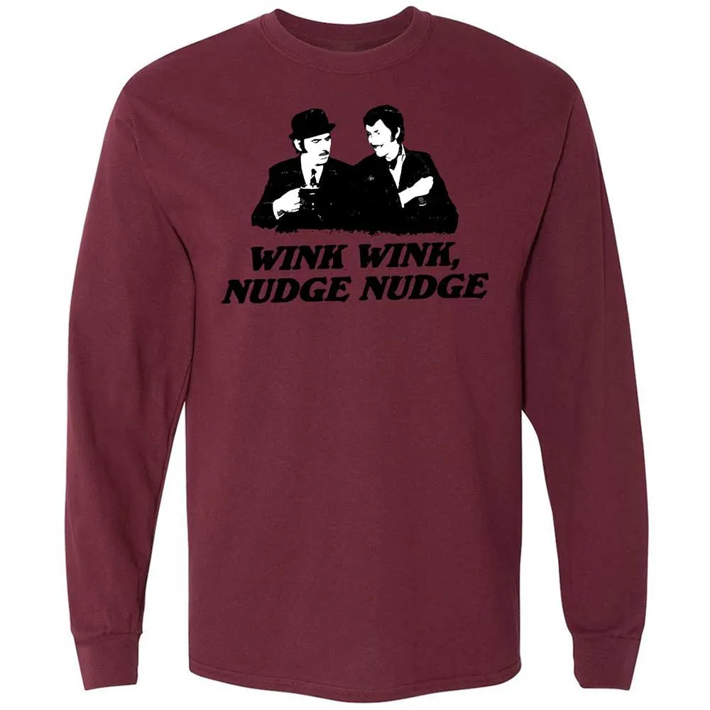Wink Wink, Nudge Nudge - Maroon - 16